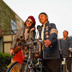 北京复古骑行倡导自行车是道路主人翁